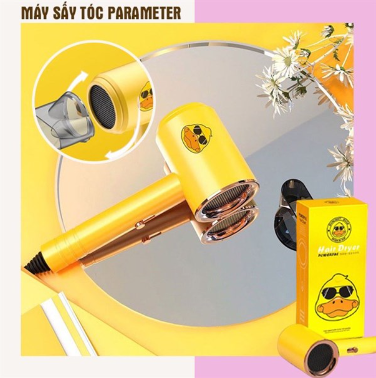 Máy sấy tóc hình vịt lucky duck