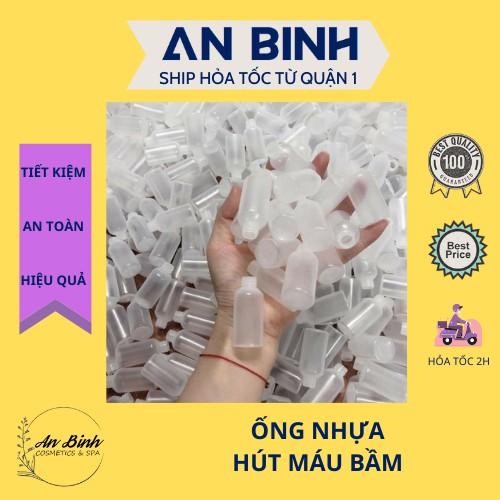 Chai Hút Máu Bầm 10ml - Ống nhựa hút máu bầm CÓ SẴN NẮP