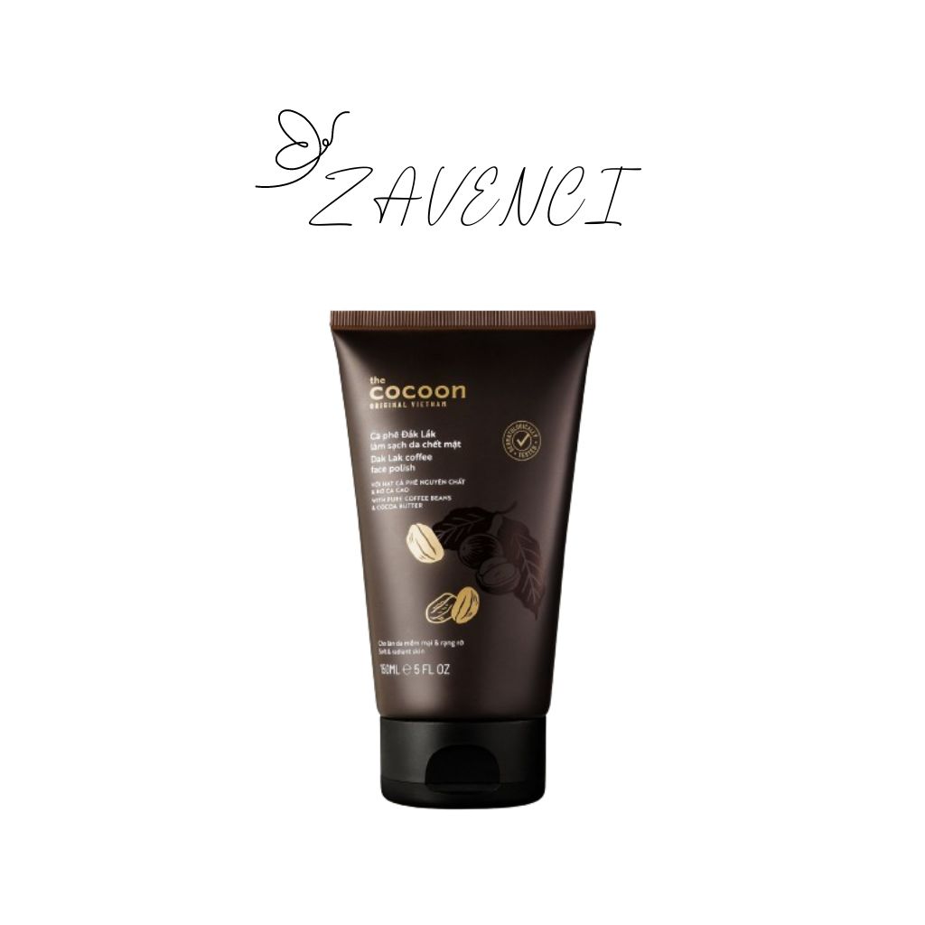 Tẩy tế bào chết da mặt cocoon cà phê đắk lắk 150ml dak lak coffee face polish
