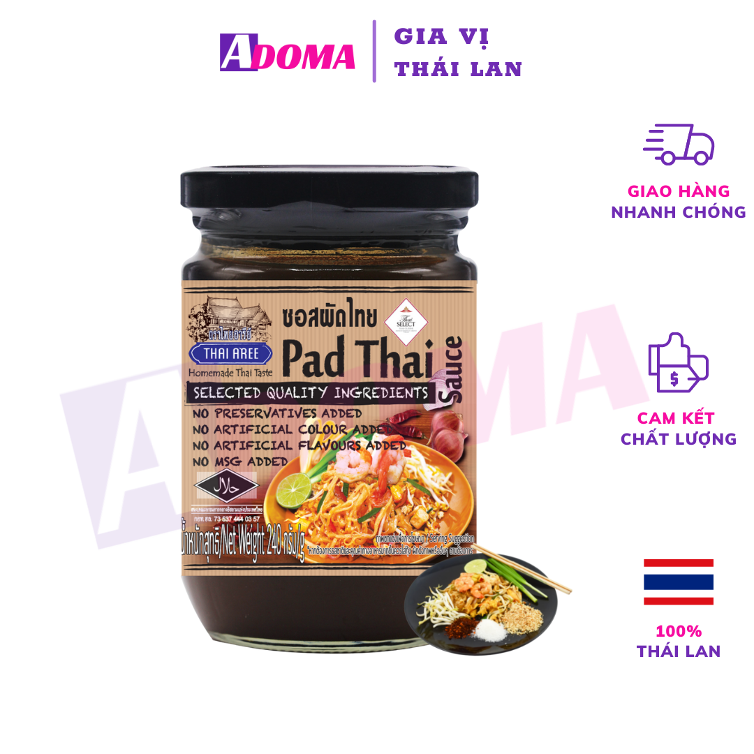 Sốt Xào Hủ Tiếu Khô Pad Thái Thai Aree spices 240g