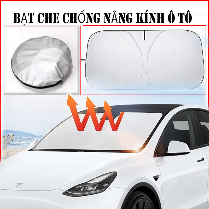 Tấm Che Nắng Bên Trong Kính Lái Xe Oto | Bảo Vệ Nội Thất Bên Trong Xe, Giảm Nhiệt Độ, Chống Tia UV, Cực Tím