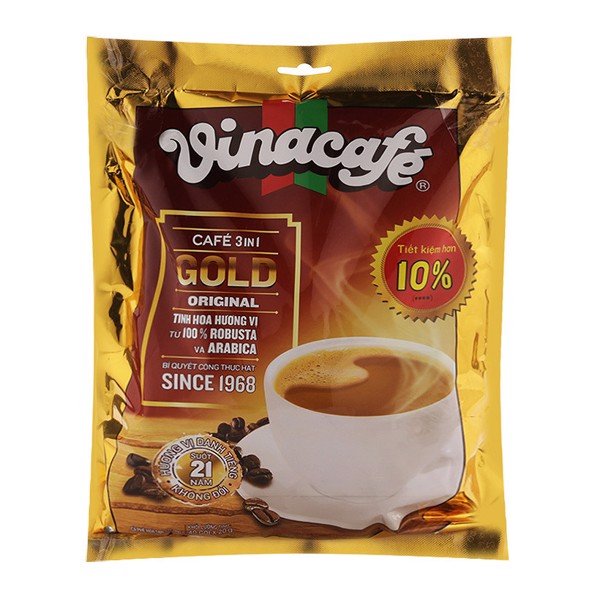 Cafe vina - cà phê hòa tan vinacafe 3in1 gold original