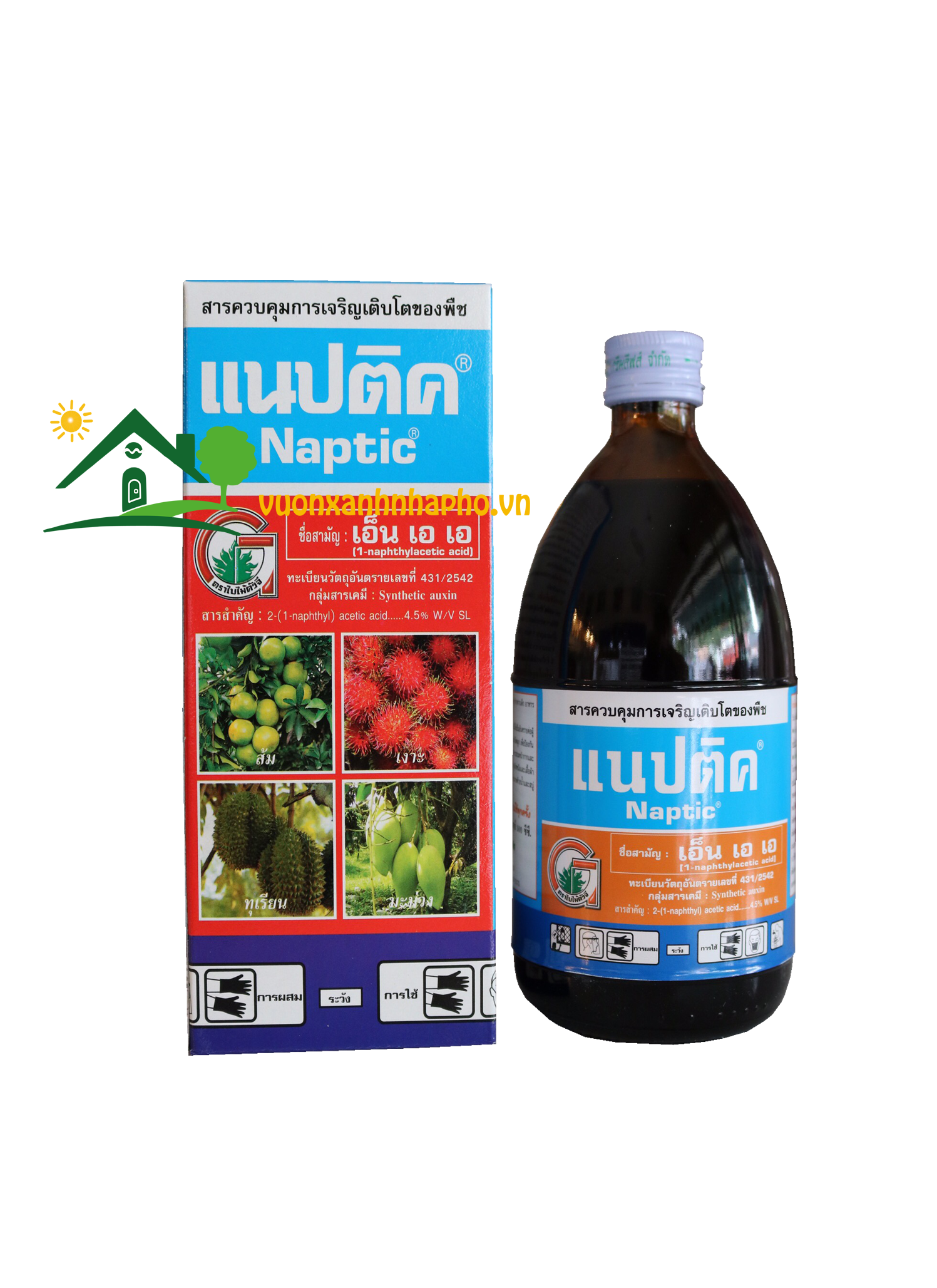 Kích Rễ Thái Lan Naptic, Đậm Đặc Chuyên Giâm Chiết Cành chai 500ml, hàng nguyên tem
