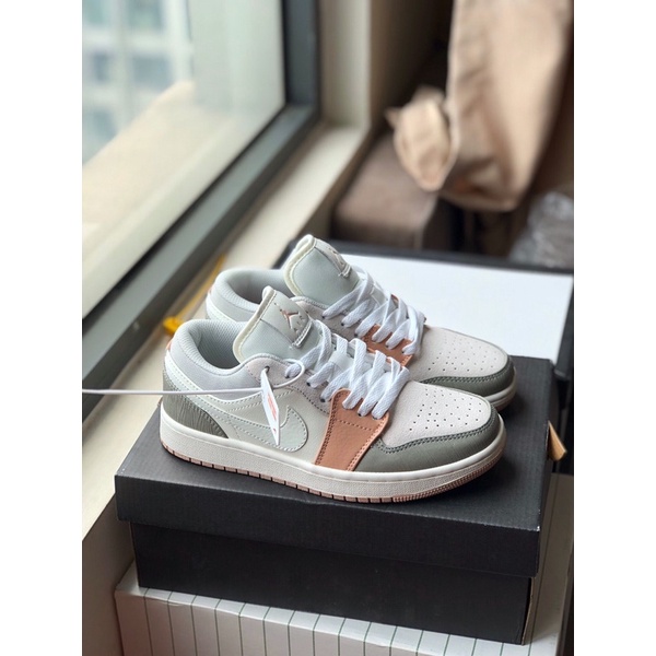 Giày thể thao Air Jodan Milan cổ thấp, Giày sneaker JD thấp cổ nam nữ cực hot Full Box Bill