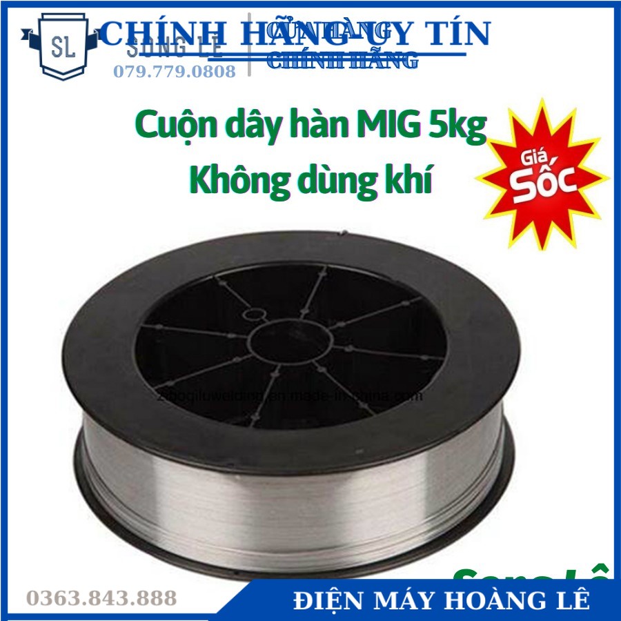 Cuộn dây hàn mig 5kg - không dùng khí - jadon - weldcom - phụ kiện hàn