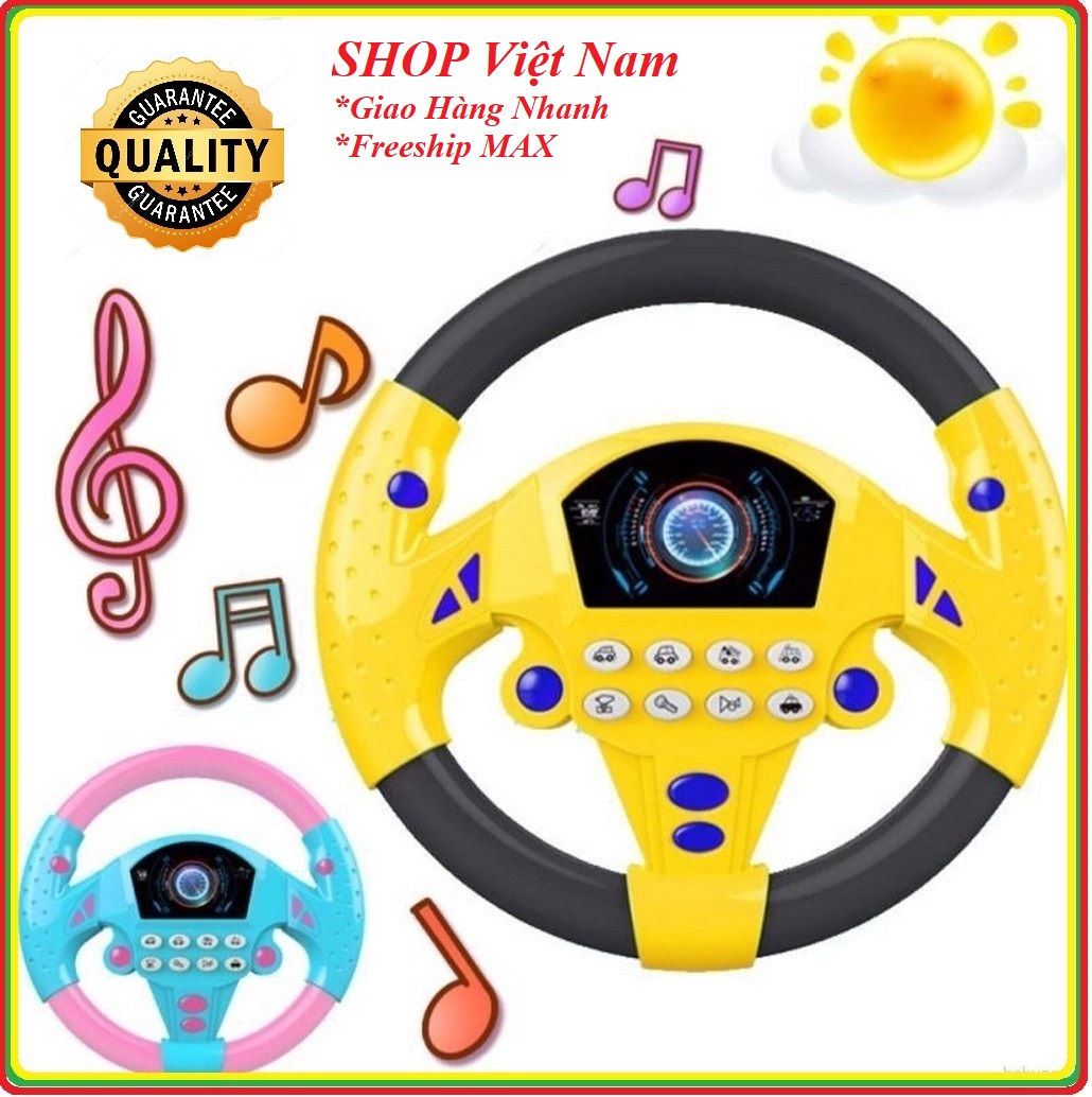 [Hoàn Tiền 10%]Vô lăng Đồ Chơi Lái Xe  cho trẻ em cho bé - Kèm âm thanh vui nhộn, sản phẩm đồ chơi trẻ em - Vô lăng chơi lái xe hơi xe ô tô