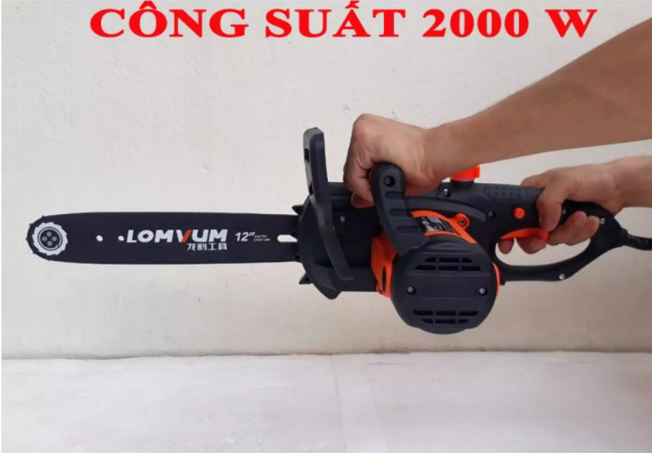 Máy cưa xích điện 220v-2100w , máy cưa xích