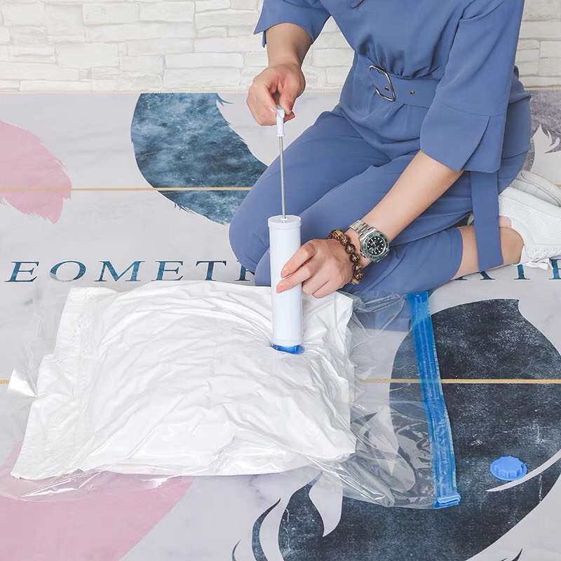 [FREESHIP ❤️] Túi Hút Chân Không Trong Suốt Dày Dặn - Máy Hút Chân Không Đựng Quần Áo, Chăn Màn Mền, Gọn Gàng, Chống Nấm Mốc - Hàng Loại 1