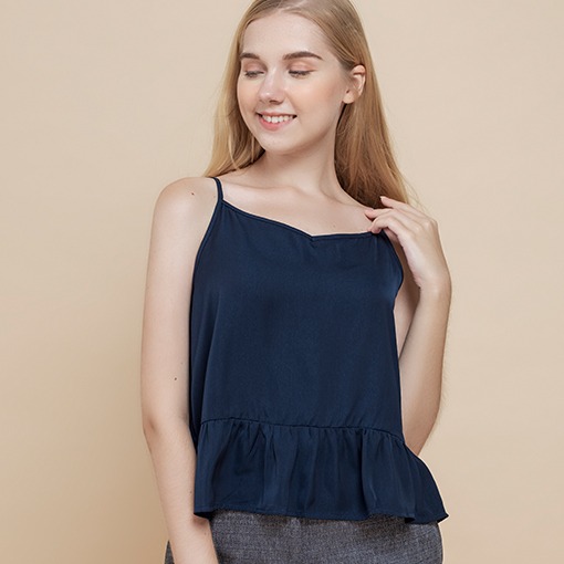 Áo hai dây thiết kế Callia String Blue cổ V