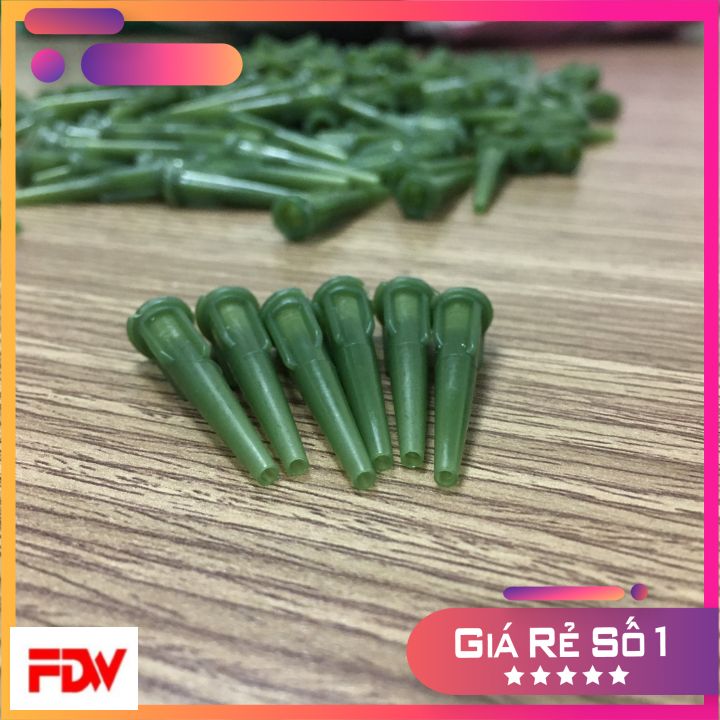 100 Đầu kim nhựa nhọn-Kim tra keo hình nón-Kim bơm keo TT14G,TT16G,TT18G,TT20G,TT25G, TT27G