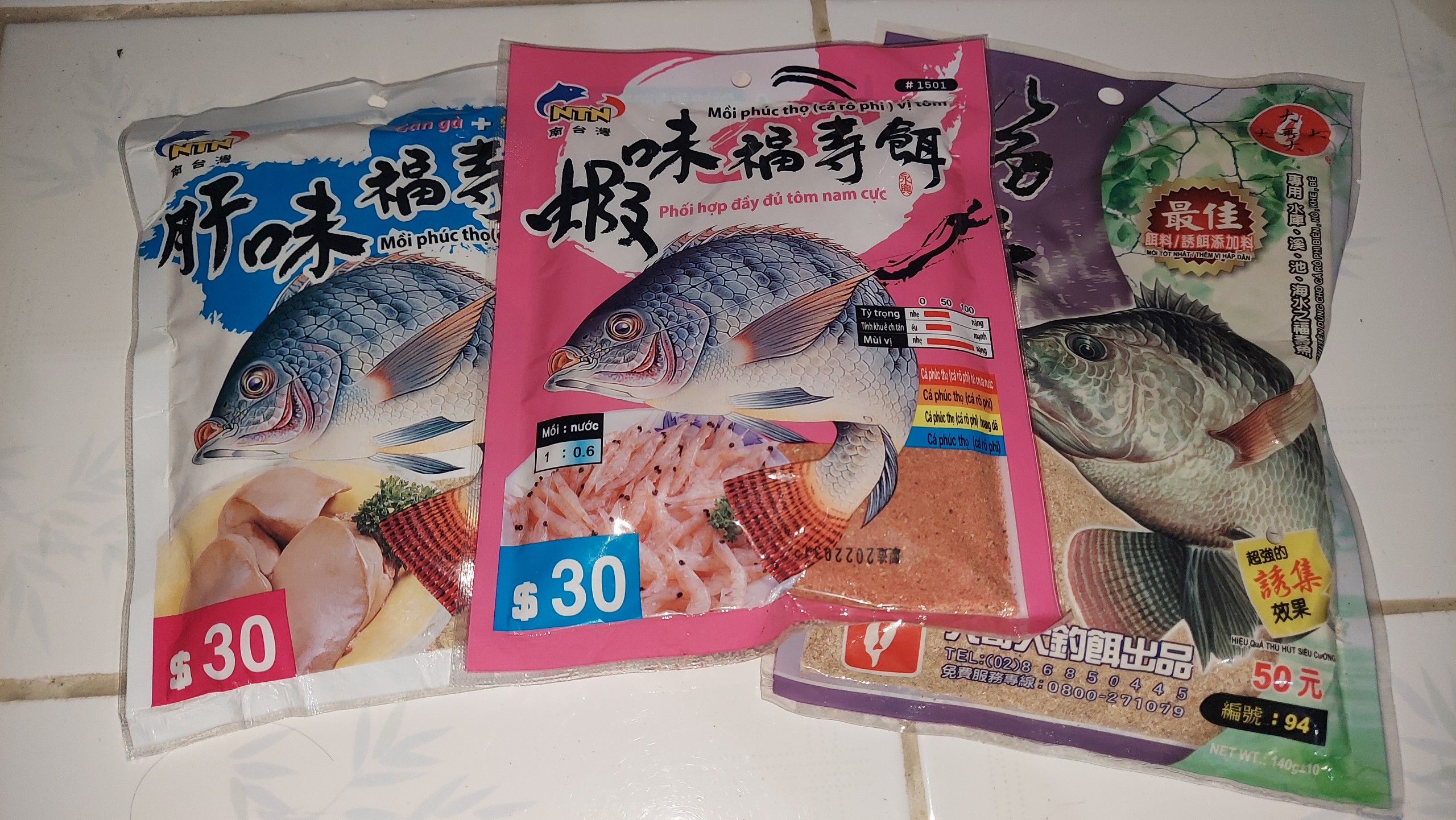 Combo 3 gói mồi chuyên rô phi