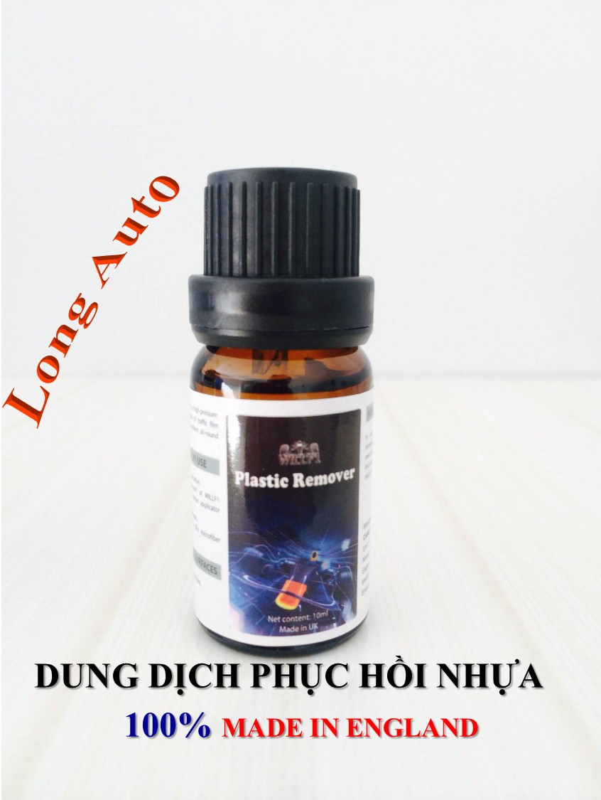 Dung dịch phục hồi nhựa bạc màu Plastic Remover 10ml