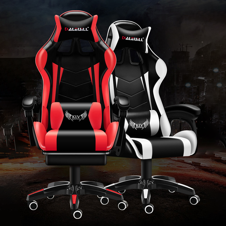 [ MỚI 100% ]Ghế game có gối massager ghế văn phòng Ghế ngồi chơi game dành cho các game thủ Ghế dùng livestream bán hàng