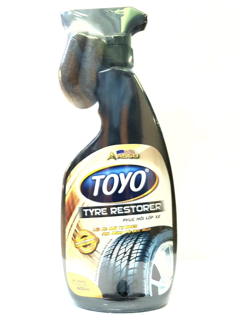 [HCM]Chai xịt phục hồi lốp xe TOYO