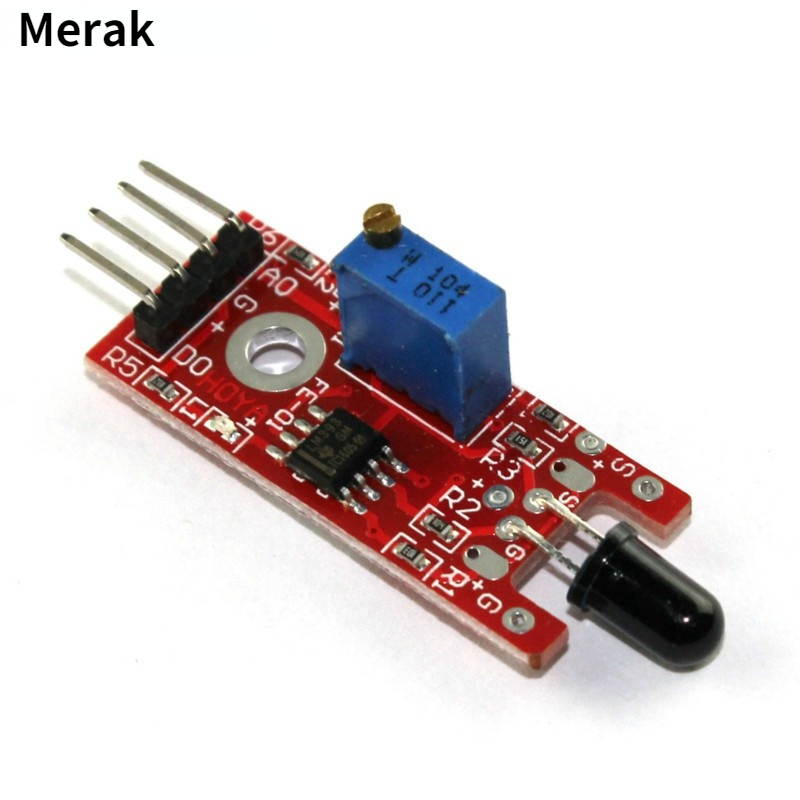 Mô-đun cảm biến ngọn lửa ky-026, máy dò cảm biến hồng ngoại, để phát hiện nhiệt độ thích hợp cho arduino