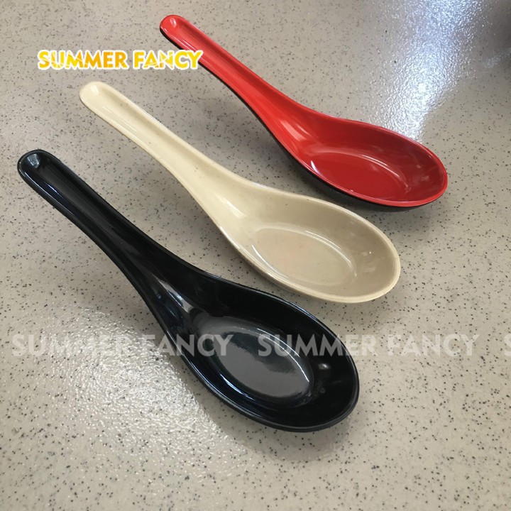 Muỗng 14Cm Melamine Cao Cấp Muỗng Súp Canh - Spoon Soup