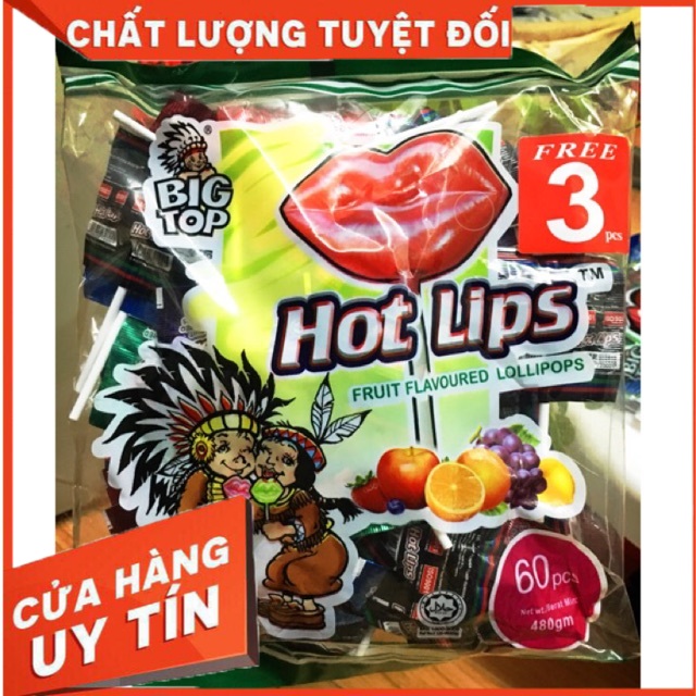 KẸO MÚT TRÁI CÂY MALAYSIA (hình môi, bàn chân, tròn)