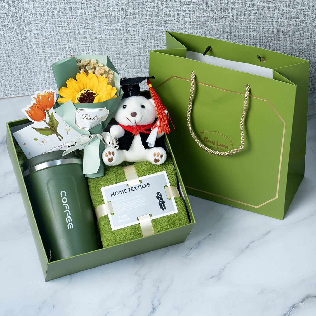 Good luck birthday graduation gift set-many cute options - 4