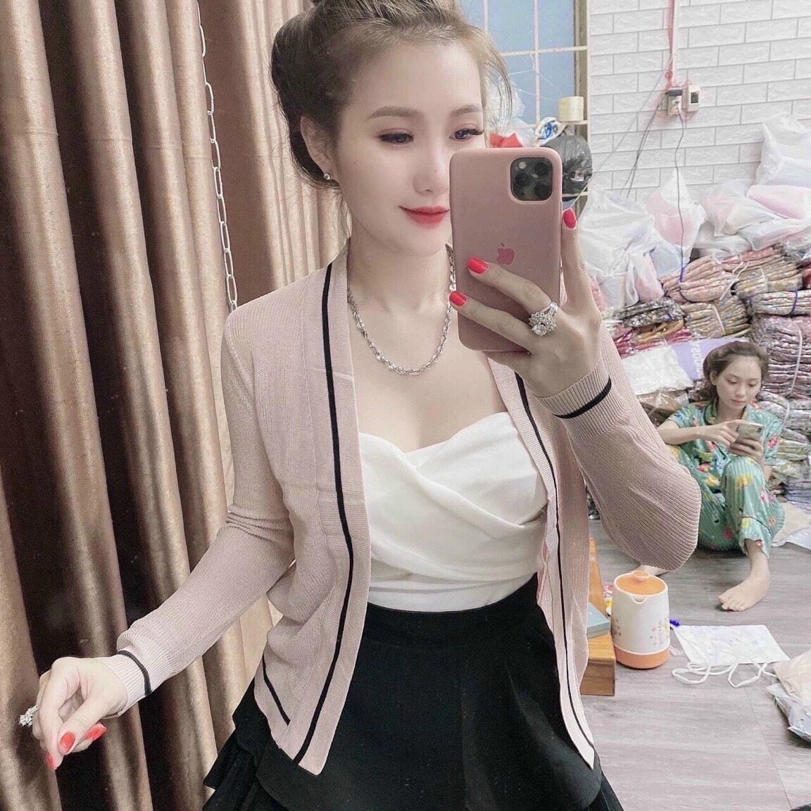 Áo khoác kiểu nữ-TTS #aokhoacnu