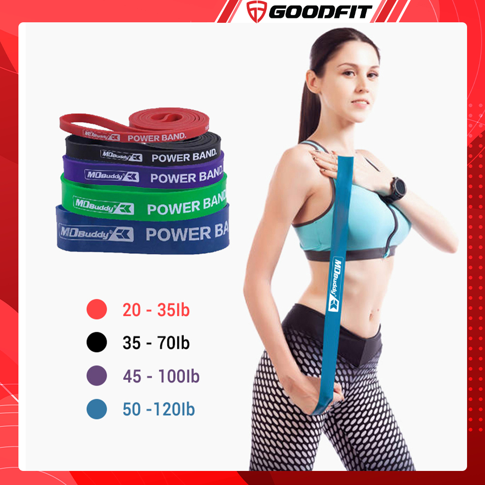 Dây kháng lực, dây tập mông tập thể dục Power Loops MDBuddy MD1353