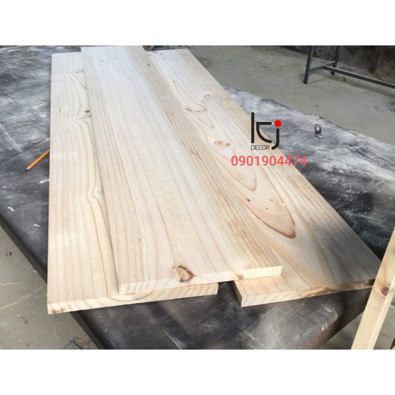 [KID064] - THANH GỖ THÔNG DÀI 100x10x3CM LÁNG MỊN 4 MẶT