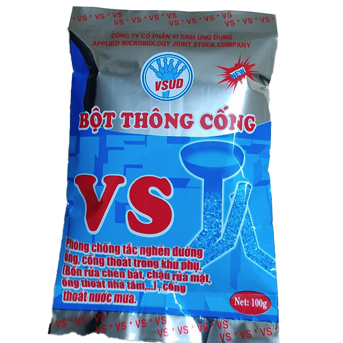 Bột thông cống vs 100
