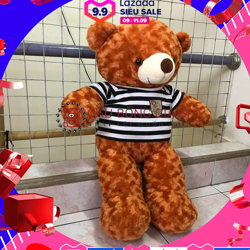 [HCM]Gấu bông Teddy khổ vải 1m màu Cam