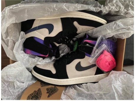 Giày jordan 1 zoom air cmft psg paris saint german db3610-105 hồng tím size 4142