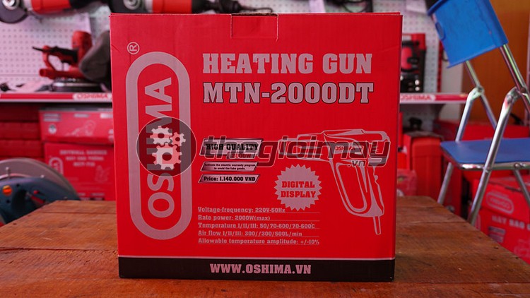 Máy thổi nhiệt oshima mtn-2000dt