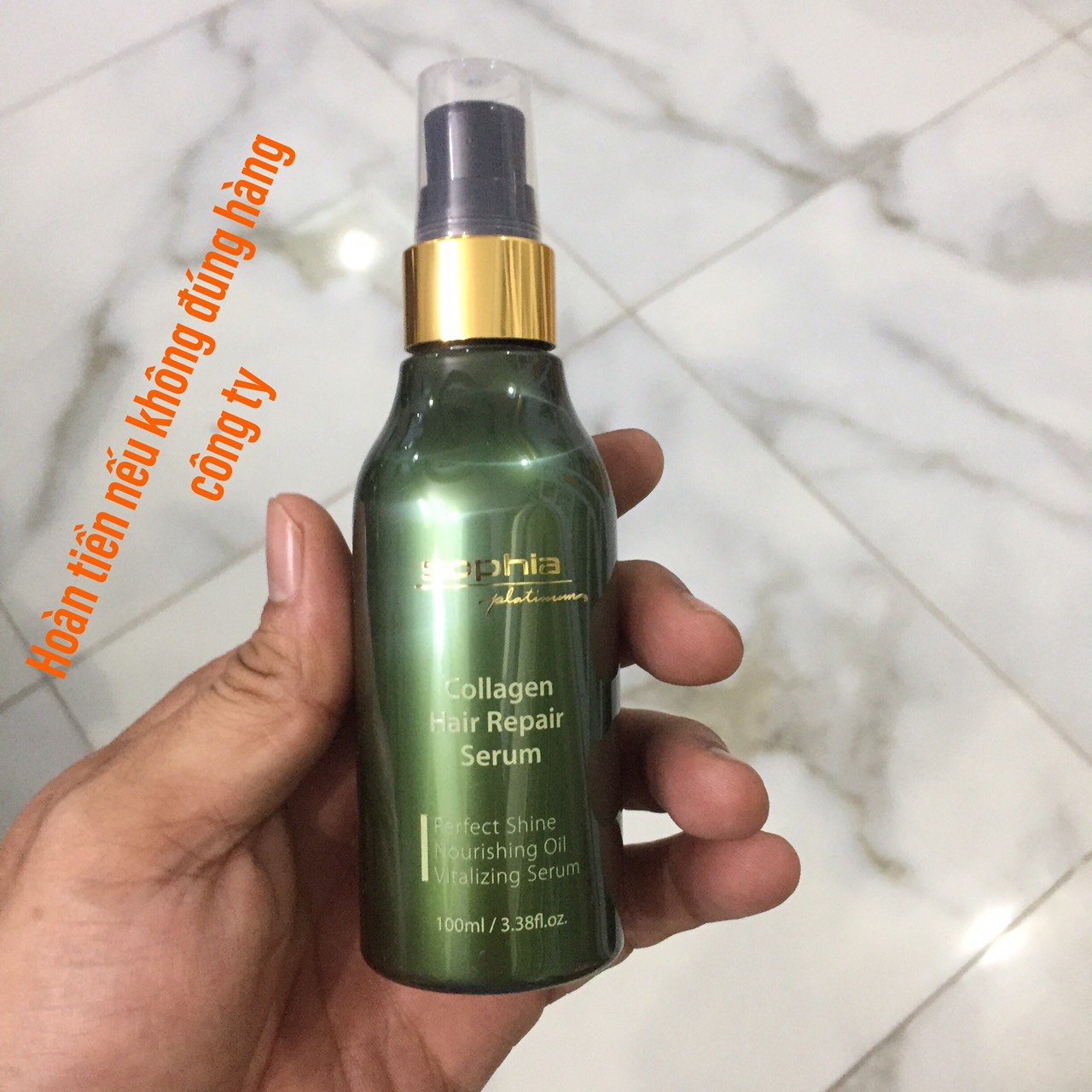 [HCM]Tinh dầu dưỡng tóc Sophia Platinum collagen hair repair Serum 100ml