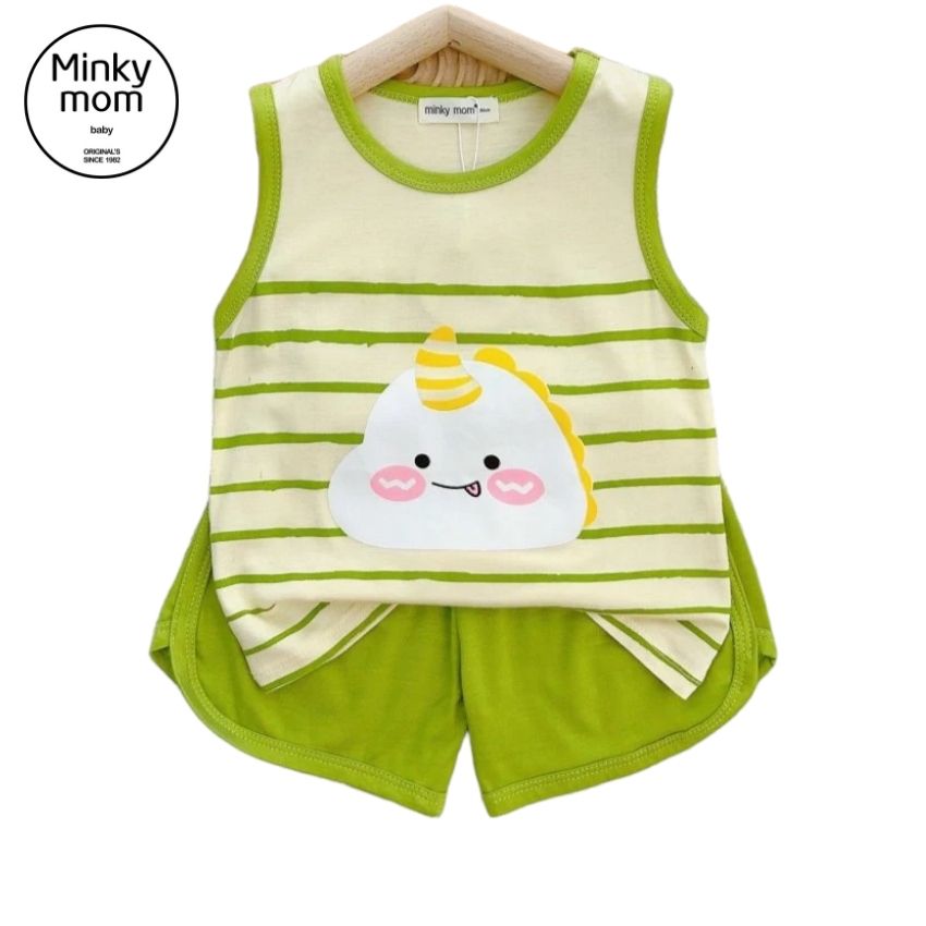 Bộ ba lỗ thun lạnh Minky Mom cho bé 7- 28 kg BL-IN65