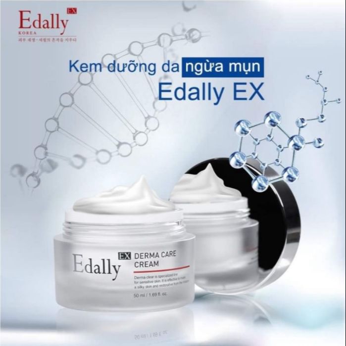 Kem Dưỡng Da Trắng Da Ngừa Mụn, Giảm Tình Trạng Thâm Nám, Đẩy Mụn Ẩn, Phục Hồi, Làm Dịu Da Tổn Thương Chính Hãng EDALLY EX 50ml - Derma Care Cream