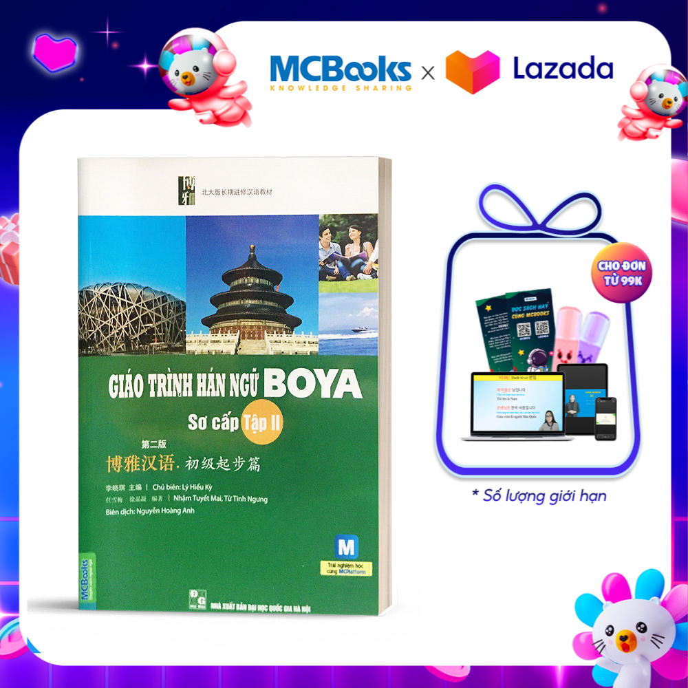Giáo trình Hán ngữ BOYA Sơ cấp 2 - MCbooks