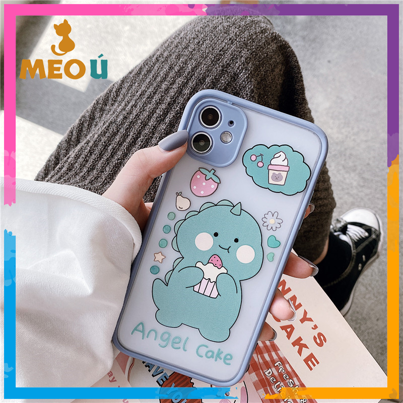Ốp iphone khủng long mê kem iphone 7/8/7plus/8plus/x/xs max/11/11 pro/11 pro max - ốp iphone
