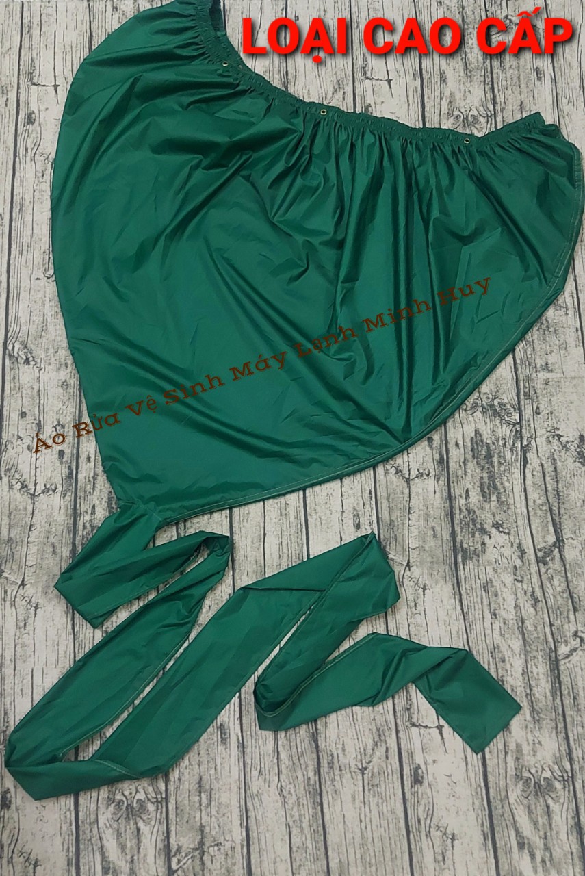   HCM  loại xịn + tặng dây sỏ  Túi vệ sinh máy lạnh chuyên nghiệp có ống xả nước thải - Sử dụng được nhiều lần - màu xanh rêu như hìnhvải tổ ong 