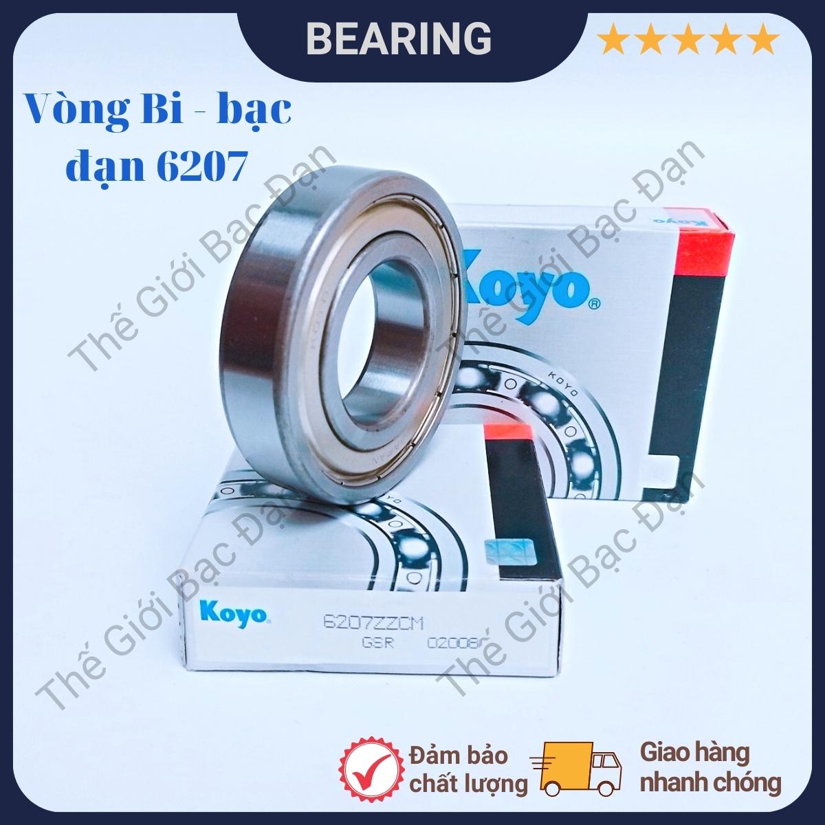 Vòng bi bạc đạn 6207 zzcm koyo -hàng đẹp - chất lượng cao -thế giới bạc đạn