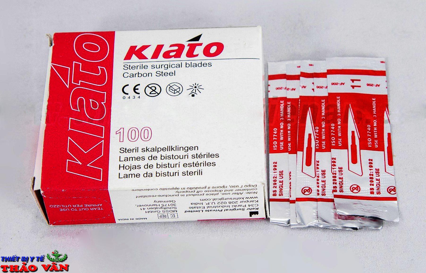 Lưỡi Dao Mổ Kiato Số 10 (100c/ hộp)