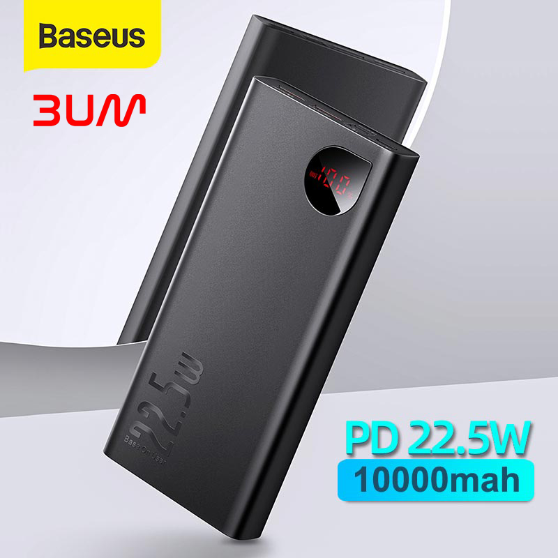 Sạc Dự Phòng BASEUS 100000mah 20000mAh Chính Hãng SCP 22.5W Sạc Nhanh Đến