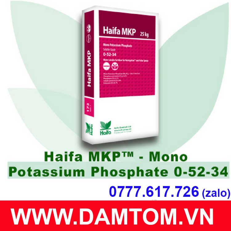 Gói 1kg - phân bón lá mkp nhập khẩu israel - mkp haifa - tan hoàn toàn 100%