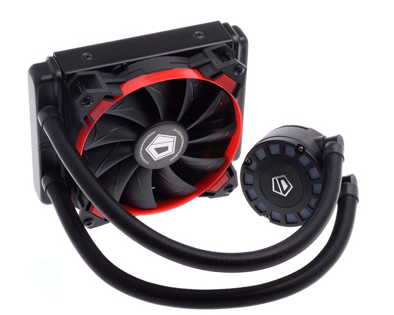 Tản nhiệt nước cpu idcooling frostflow 120l red led - aio liquid cooling