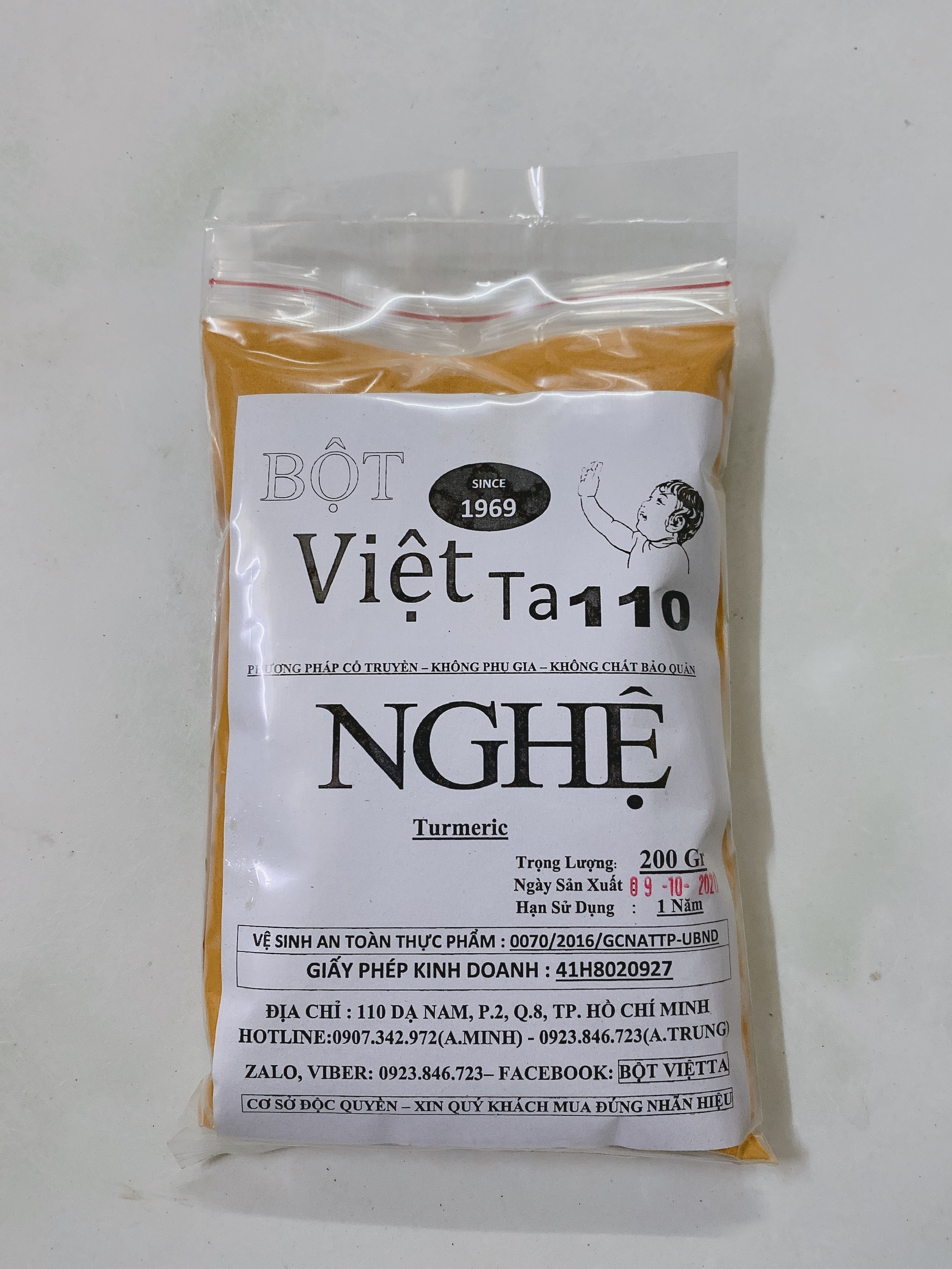 Bột nghệ vàng bột việt ta