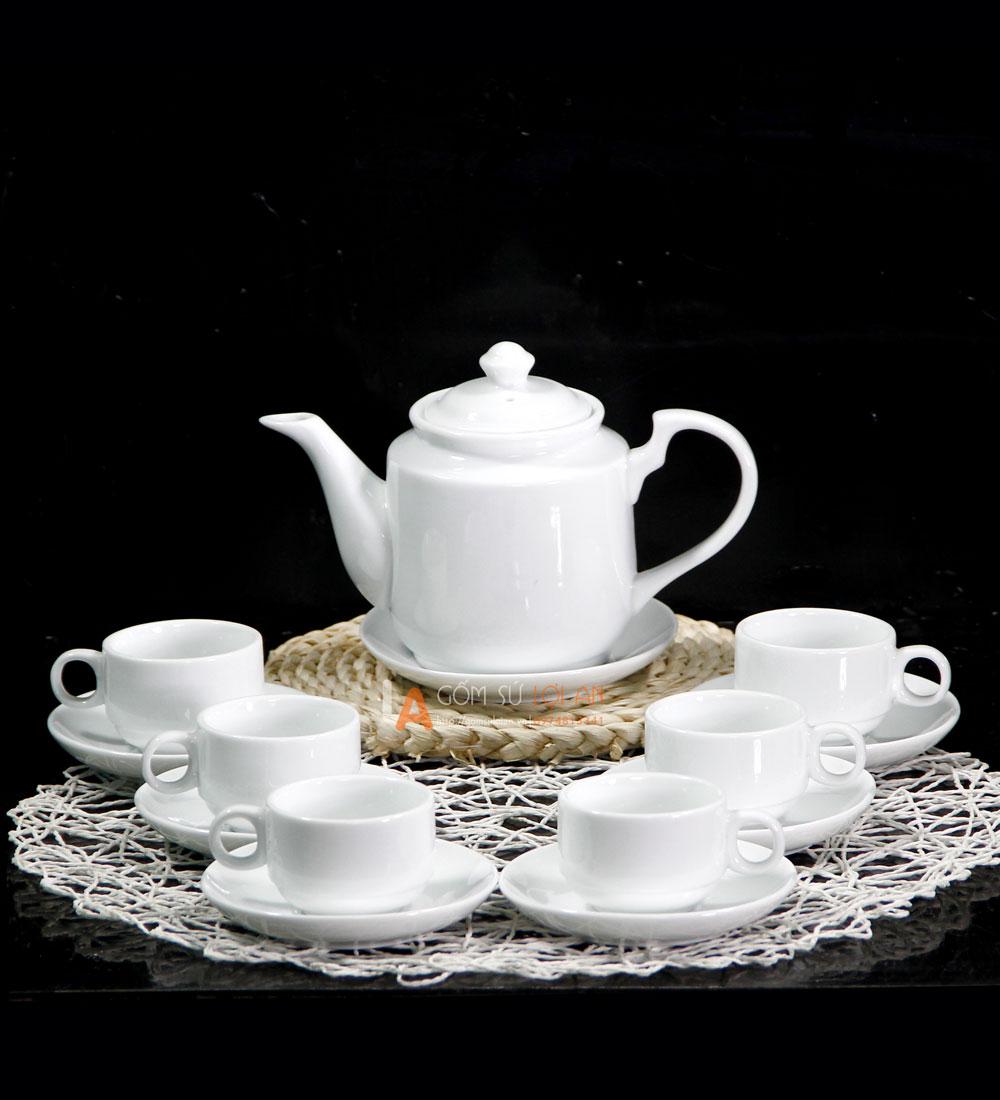 DÂNG TRÀ SANG TRỌNG VỚI Bộ Bình Trà Đẹp Men Trắng,bộ bình trà hoa sen, bộ bình trà tea set, bộ bình trà, bộ ấm chén uống trà xanh, bộ ấm tách trà, bộ ấm trà, bộ ấm pha trà, bộ ấm trà nhỏ, bộ ấm uống trà
