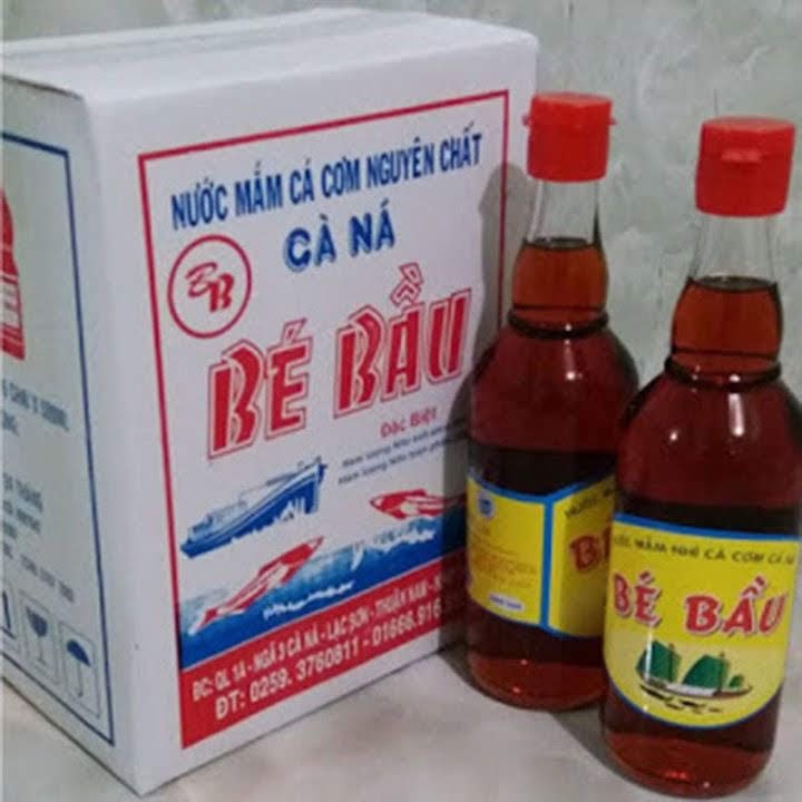 combo 2 chai nước mắm cá cơm cà ná