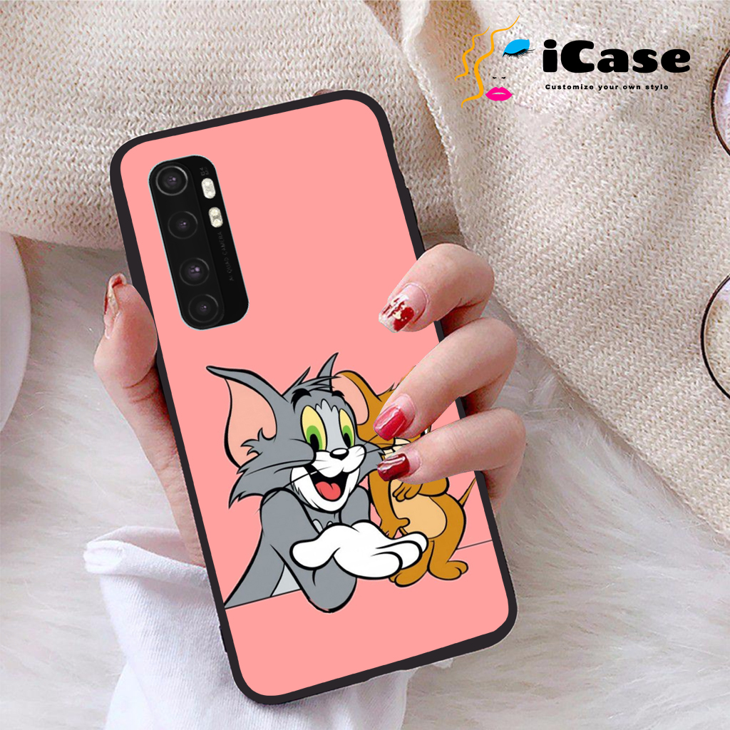 Ốp lưng xiaomi mi note 10 lite viền dẻo tpu bst pinky