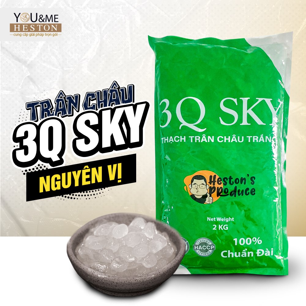 Trân châu trắng 3Q Sky chất lượng Đài Loan túi 2kg