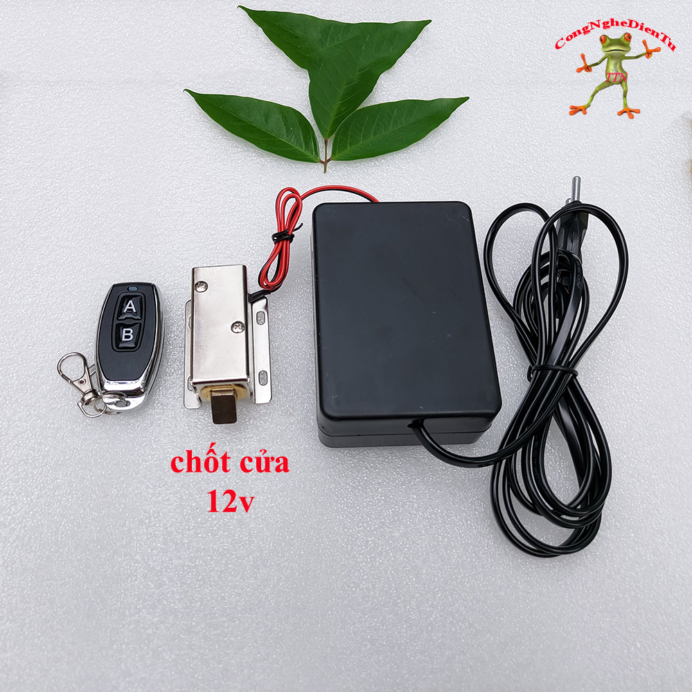 Bộ chốt điện khóa cửa điều khiển từ xa 220v