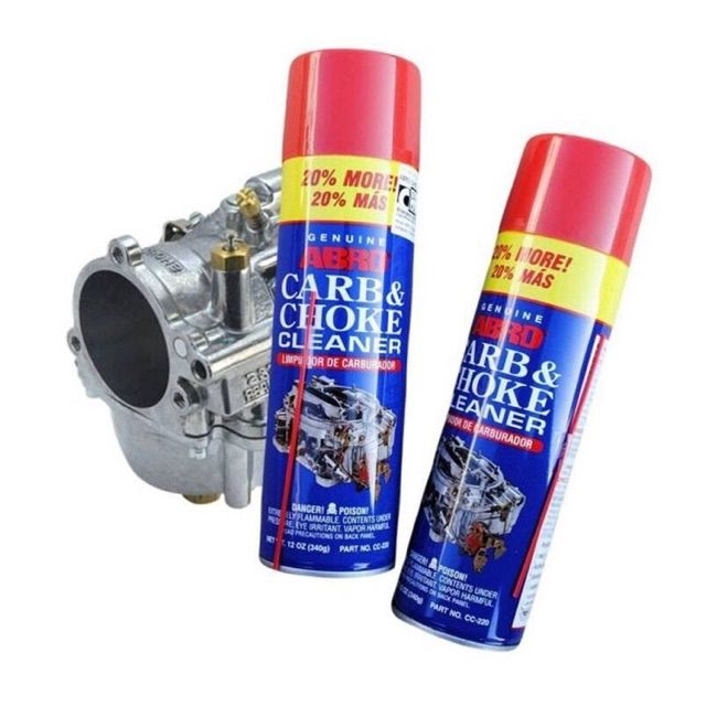 Chai xịt vệ sinh bình xăng con abro carb & choke cleaner