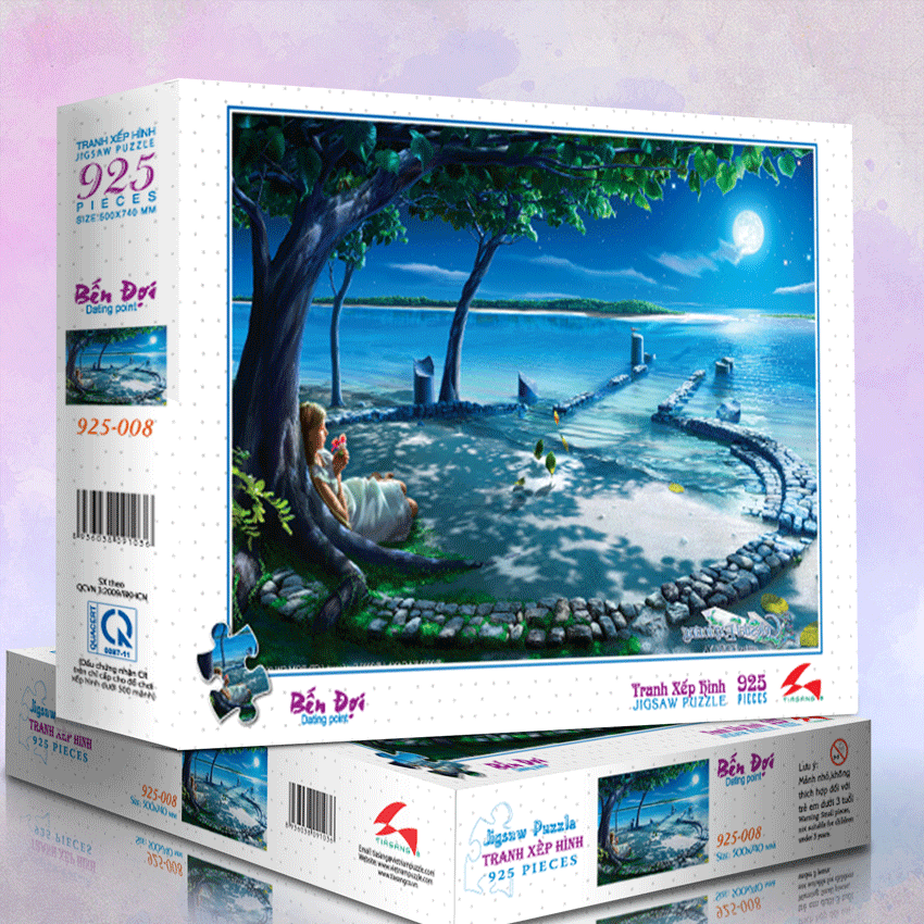Bến đợi - tranh xếp hình 925-008
