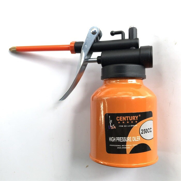 Bình châm nhớt sắt Century 250cc