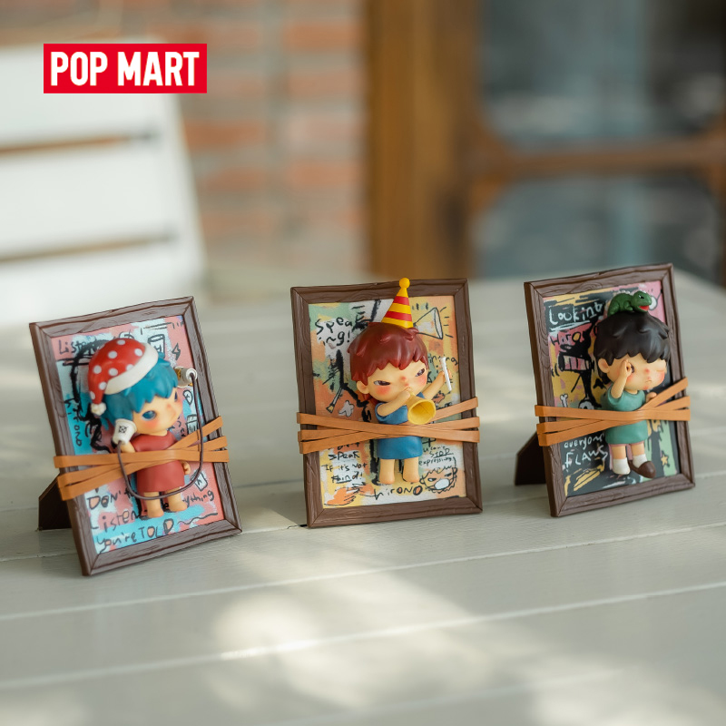 POP MART Hirono Listening Saying Seeing Figure